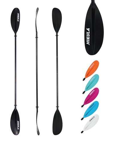 HIKULA Kayak Paddles Aluminum Shaft Paddle with Nylon Blades