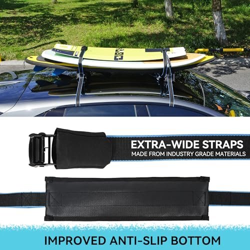 Surfboard Roof Racks - Premium Surfboard Car Rack Padded Systems for Surf Board Paddle Board & SUP